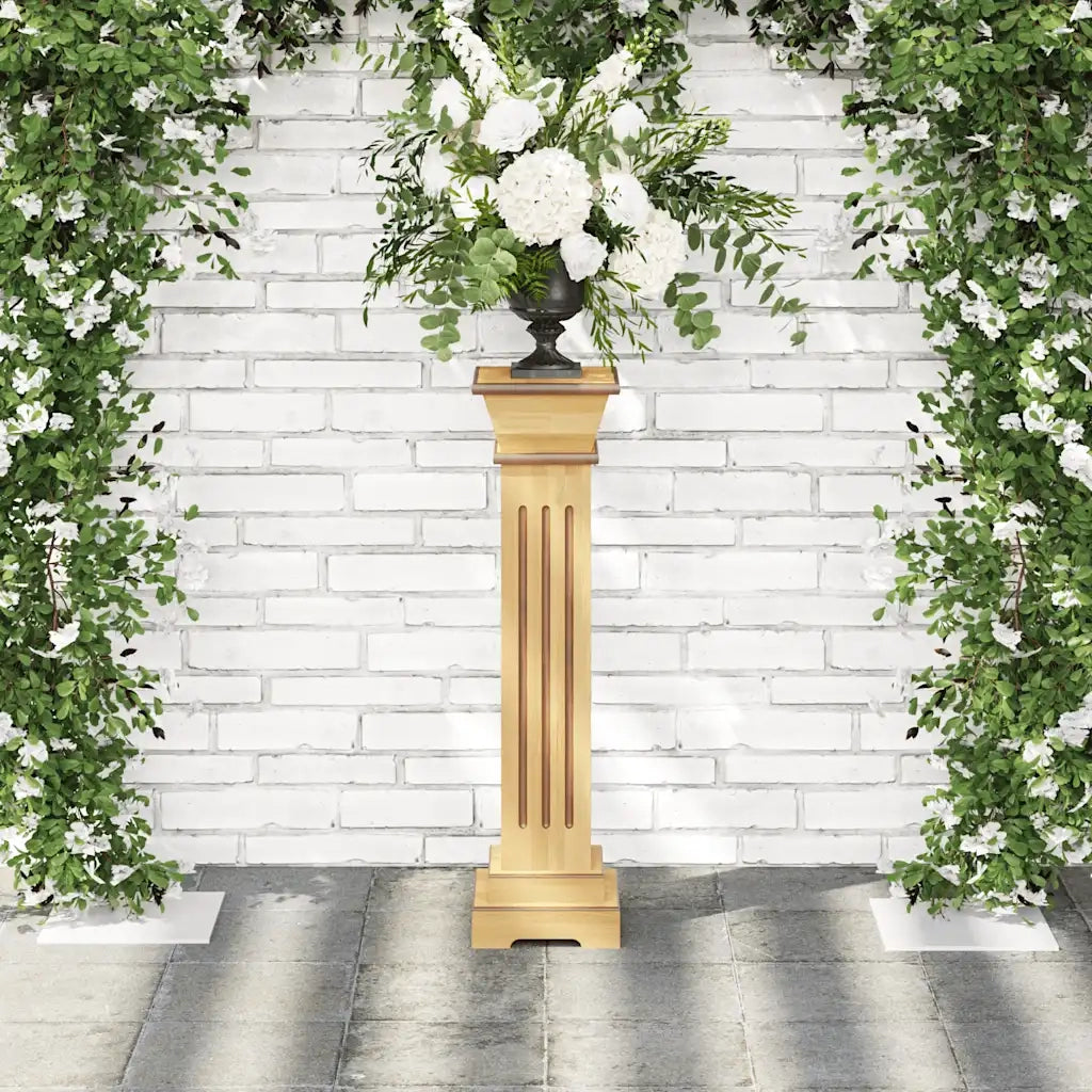 Piedistallo per Piante Quadrato Classico Legno 17x17x66 cm MDFcod mxl 130419