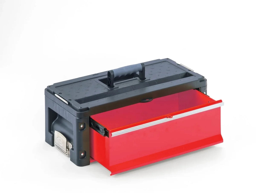 Valigia portautensili 1 cassetto modulo estensione rosso