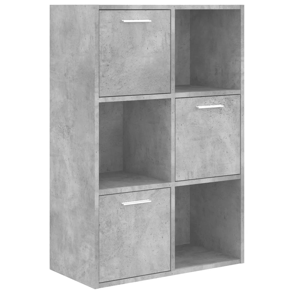 Armadietto Grigio Cemento 60x29,5x90 cm in Legno Multistrato CFW8795532
