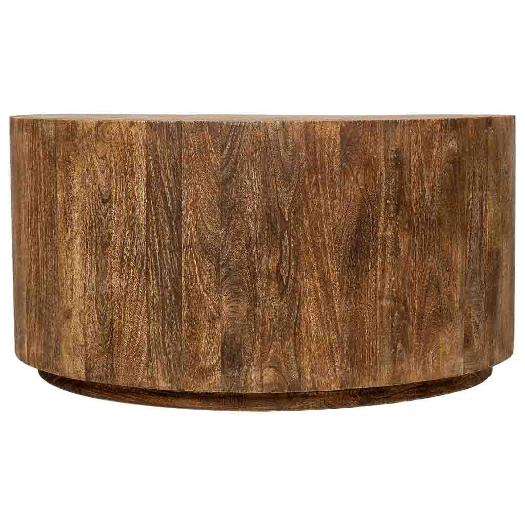 Tavolino da caffè in legno marrone 95x95x48h cm