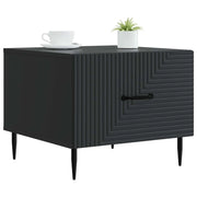 Tavolino da salotto | Tavolino da caff¨¨ | Tavolino da Soggiorno Nero 49 x 50 x 40 cm Legno ingegnerizzato