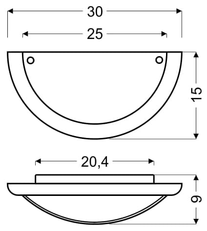 Plafoniera Candellux 11-32440 legno naturale vetro 30cm E27