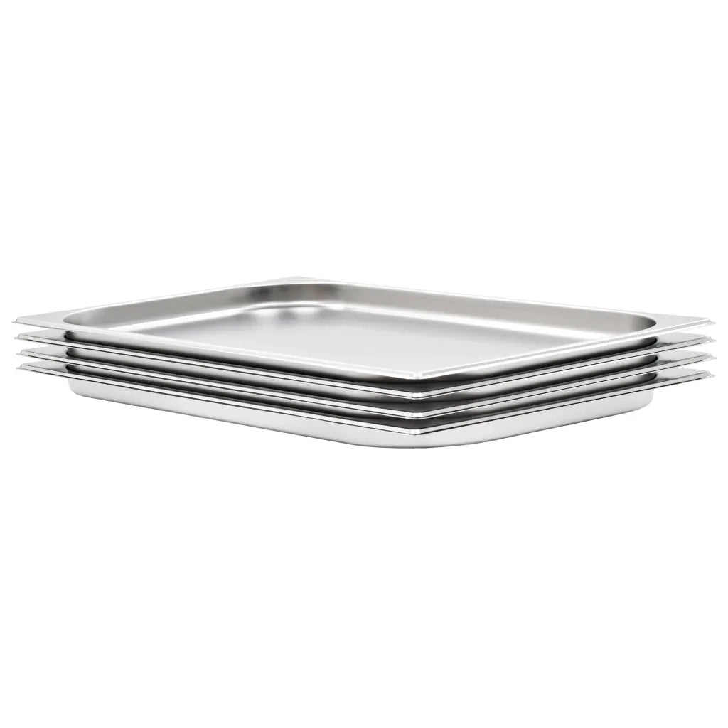 Contenitori Gastronorm 4 pz GN 1/1 20 mm in Acciaio Inoxcod mxl 83038