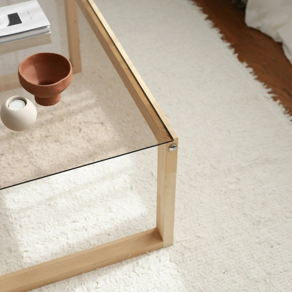 Aldino, Tavolino da Salotto Portariviste, 85x55x40h cm Marrone Rovere