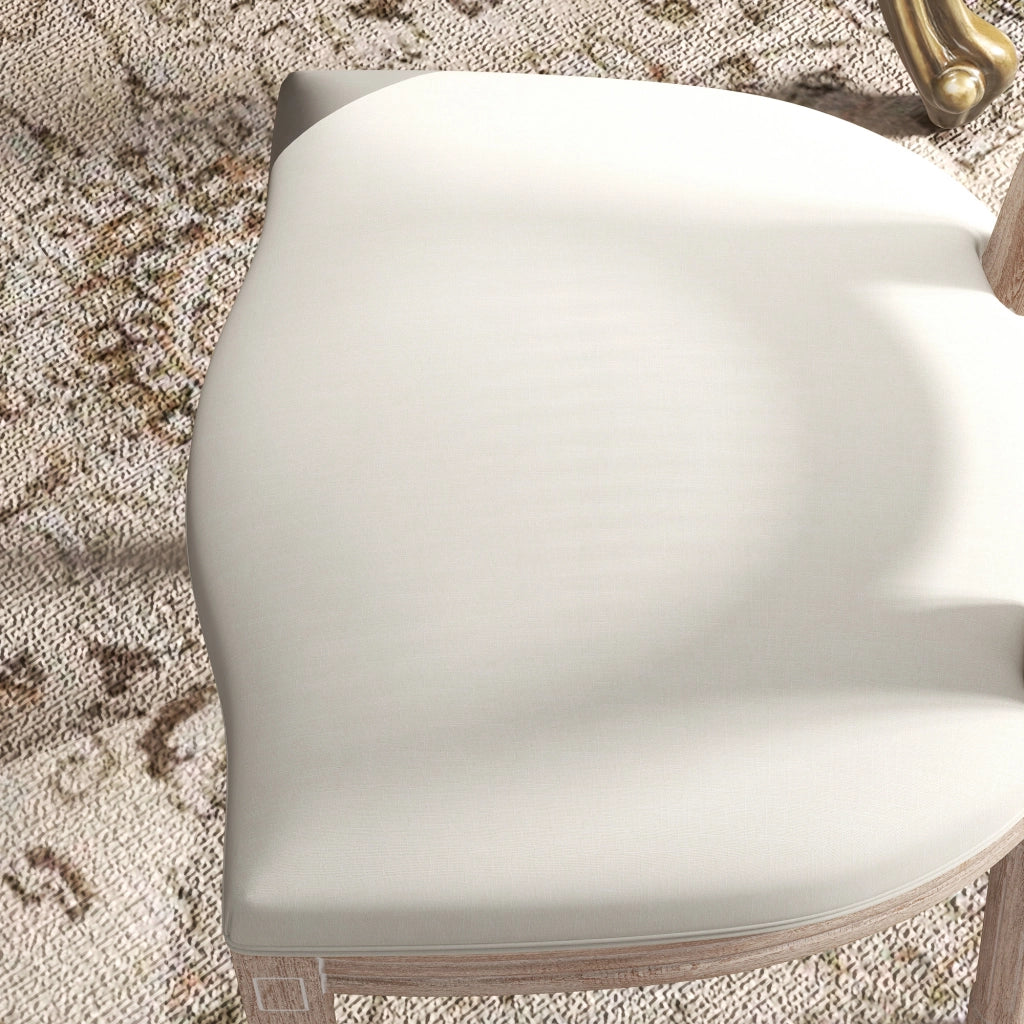 Set di 2 Sedie da Pranzo Vintage con Intreccio Vienna ¨C zephmum ¨C Naturale e Creme