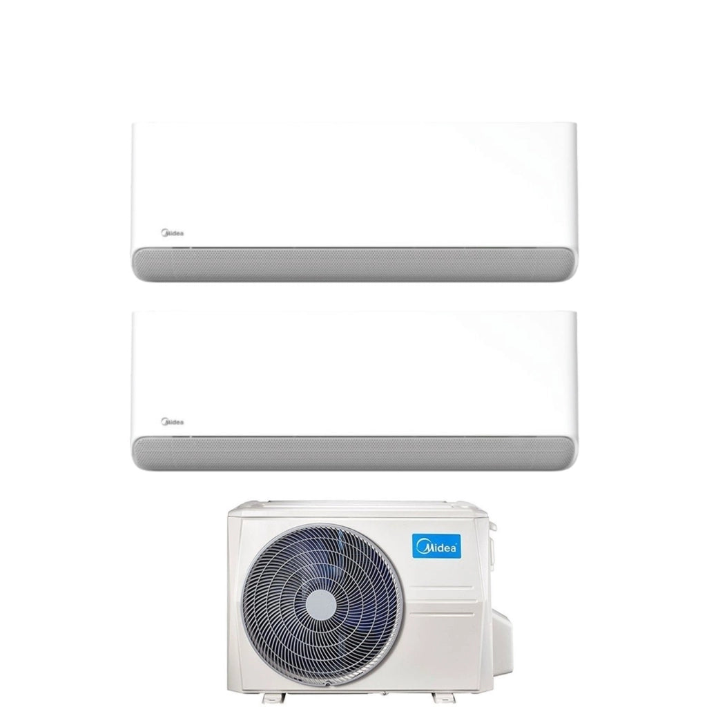 Condizionatore Dual Split Midea BreezeleSS E 9+12 con M2OH-14HFN8-Q R-32 Wi-Fi Integrato