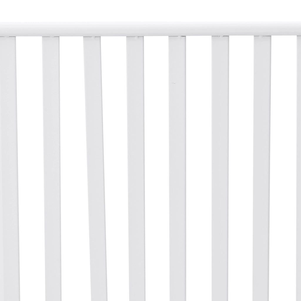 Panchina Bianco Metallo 103.5 x 51.5 x 90 cm Resistente