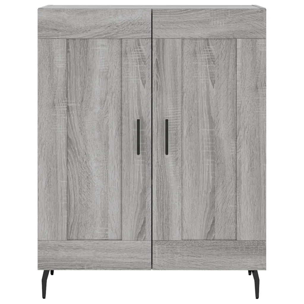 vidaXL Credenza Grigio Sonoma 69,5x34x180 cm in Legno Multistrato
