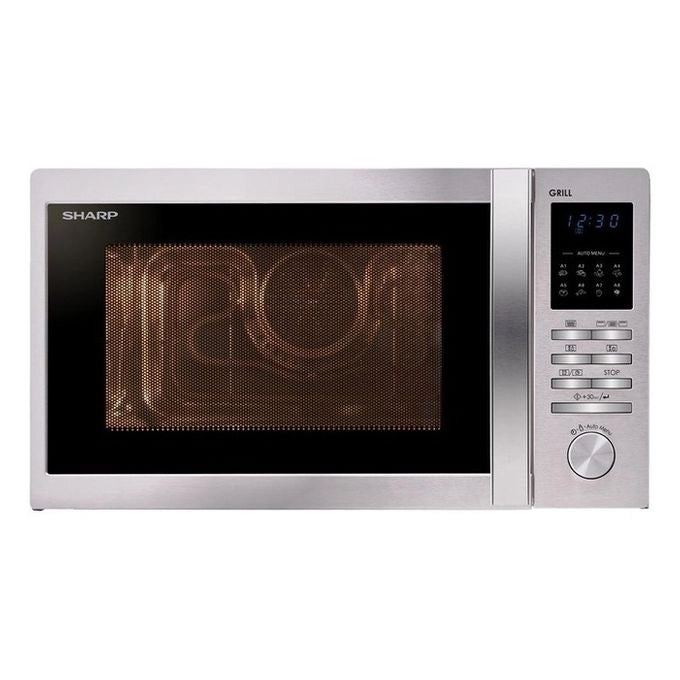 Sharp Home Appliances R-722STWE Superficie piana 25 L 900 W Acciaio inossidabile