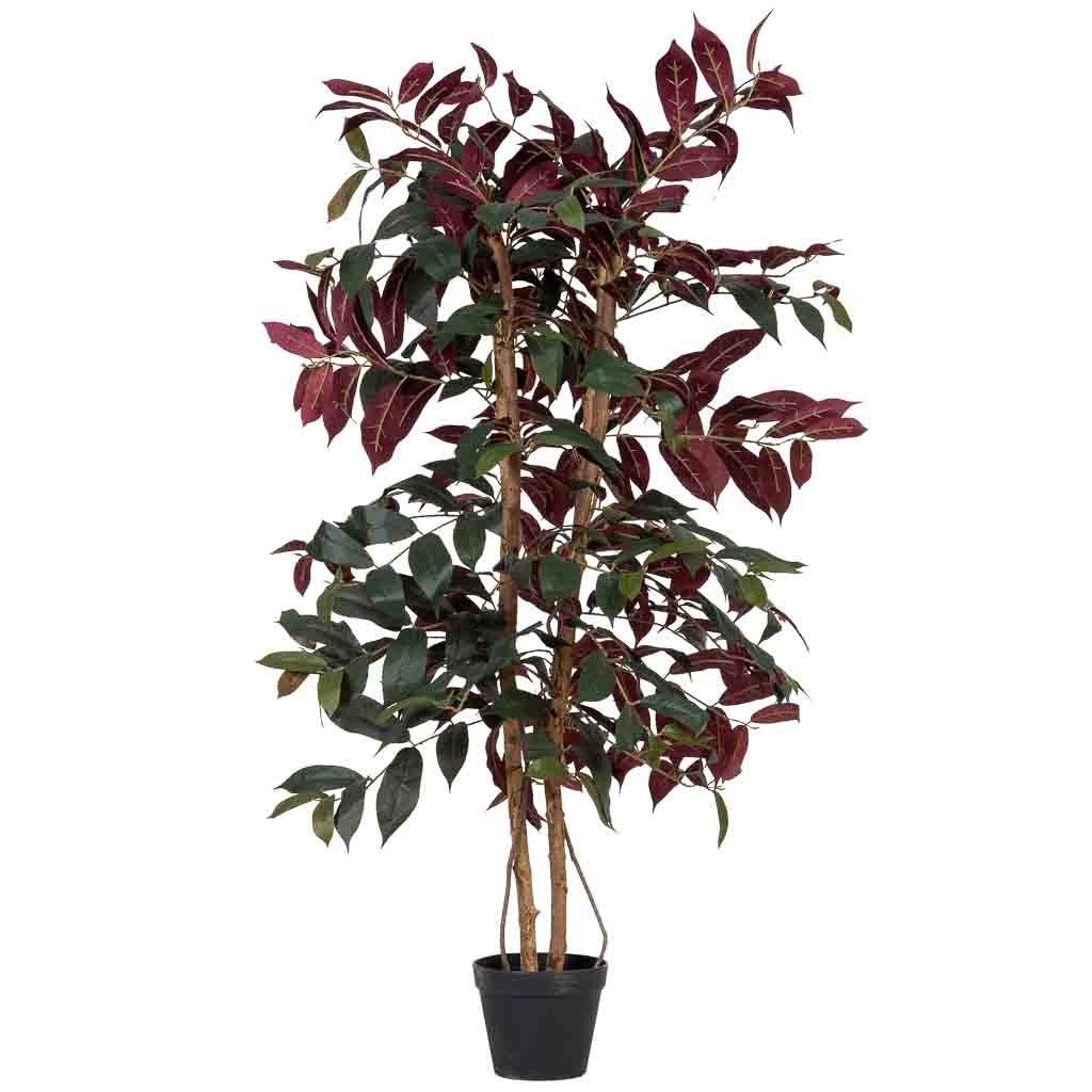 Tidback artificiale decorativo con 460 foglie verde 65x65x115
