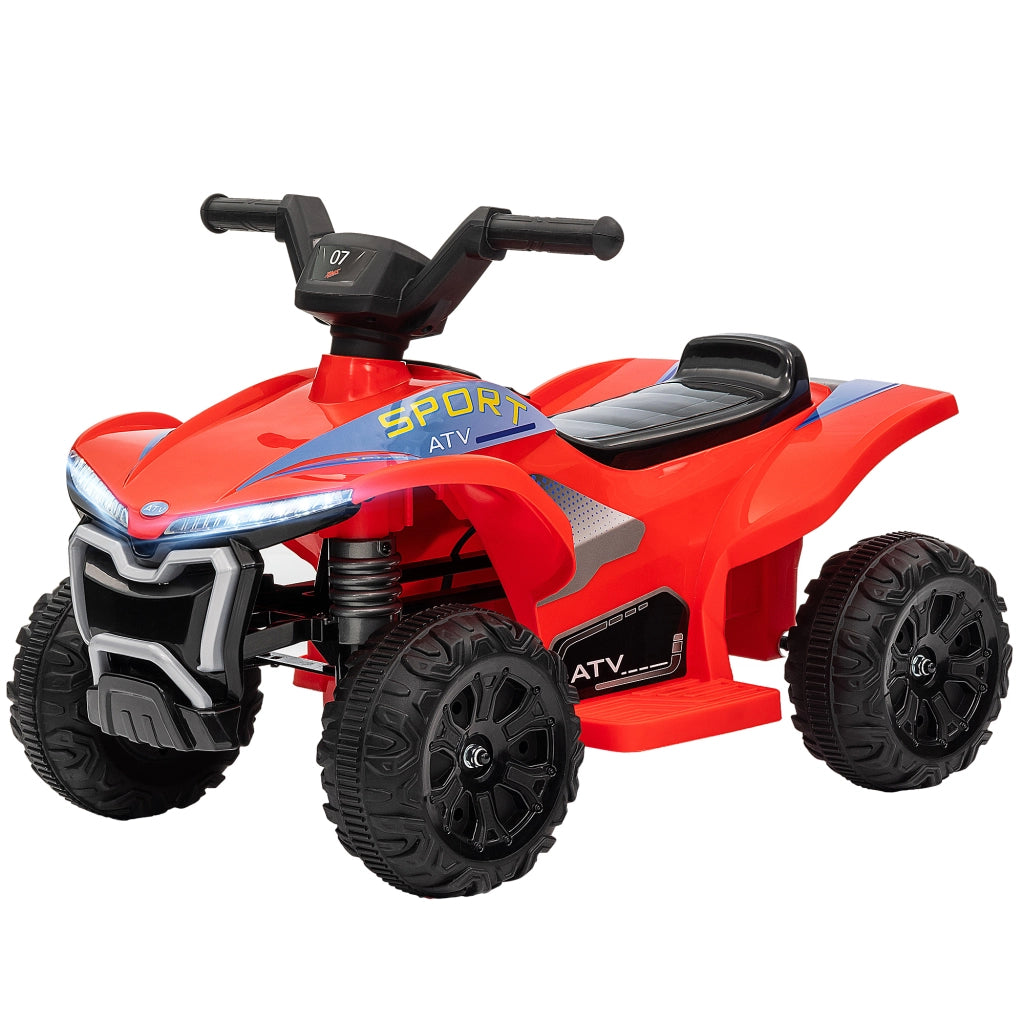 Auto Elettrica Bambini 6V ¨C zephmum ¨C Rosso 71x40.5x45 cm