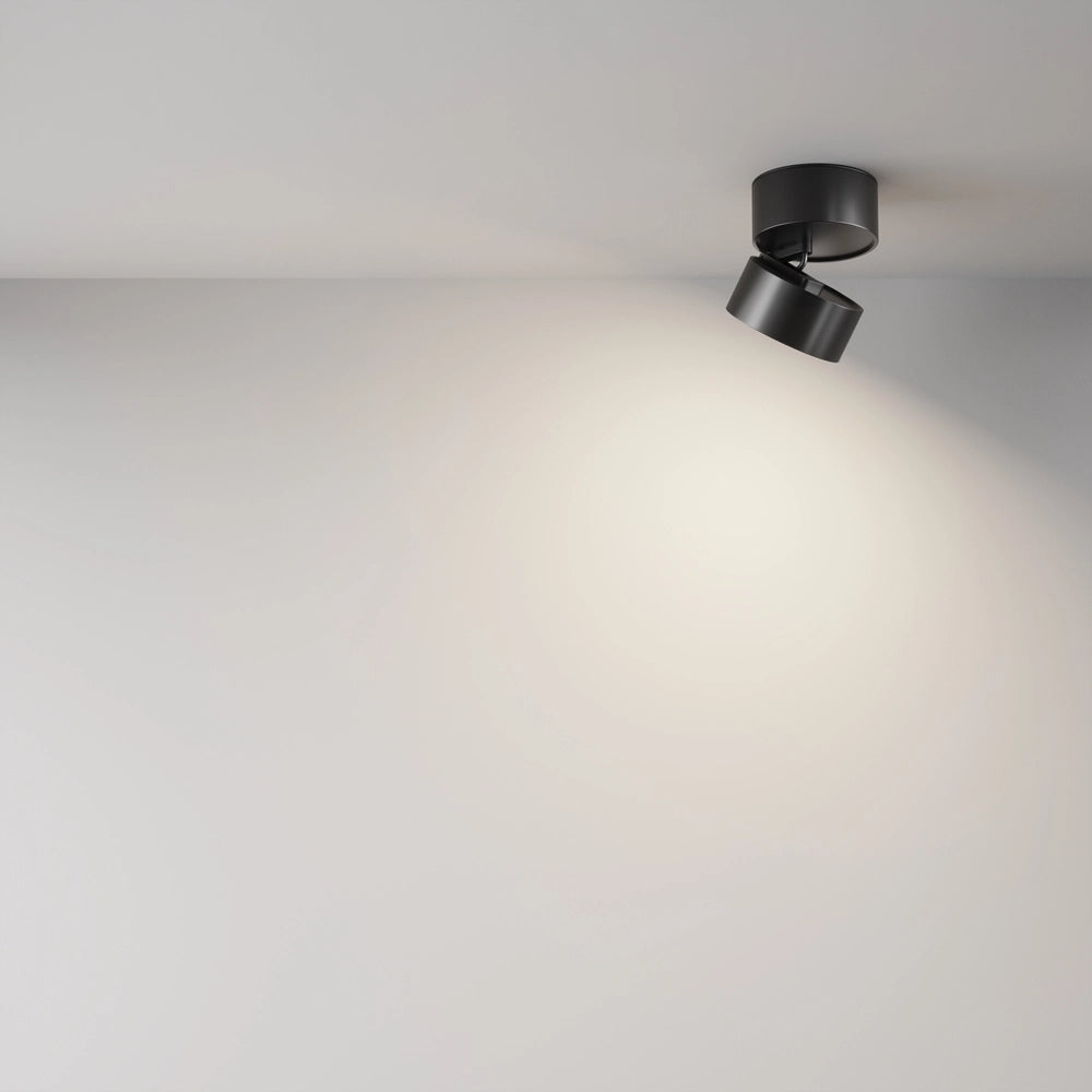 Maytoni Onda plafoniera LED nera 12W 4000K 8,5cm IP20