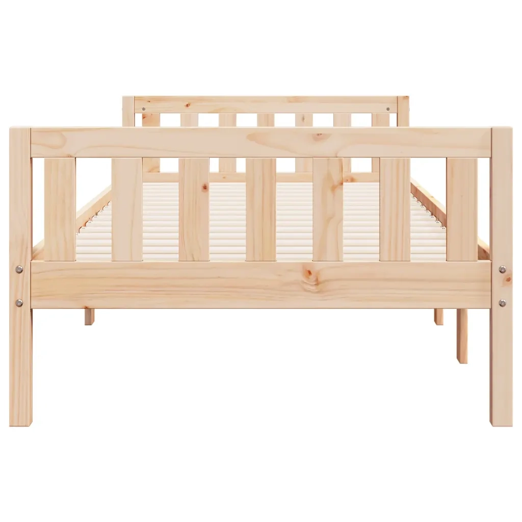 Letto per Bambini senza Materasso 80x200 cm Legno Massello Pino