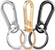 Set di 3 appigli a chiave metallici con anello di chiusura
