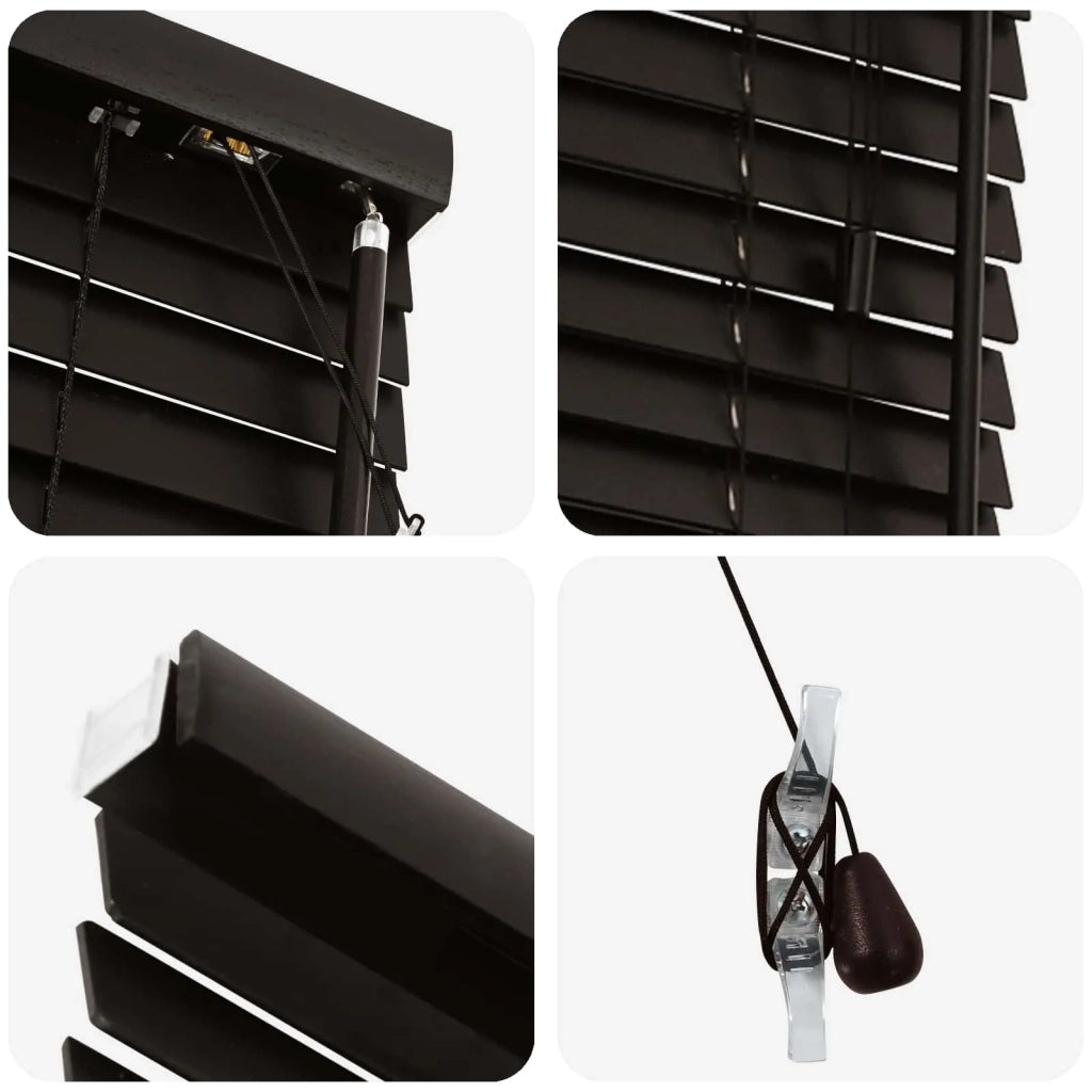 Tenda Veneziana Marrone Scuro 105 x 130 cm 35 mm 42015542