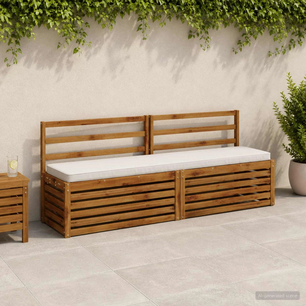 Cuscino per Panchina a 1 Pezzo VUGHT 100% Poliestere Bianco 951464