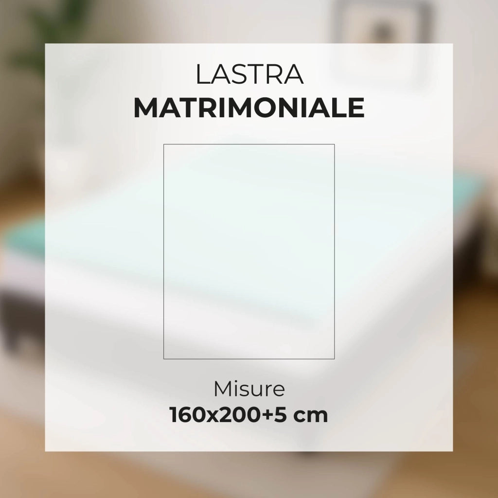 Topper Memory Foam 5 Zone 5 cm Effetto Rinfrescante Made in Italy Migliora Circolazione e Comfort del Sonno Correttore Materasso Coprimaterasso Alto Lastra Matrimoniale