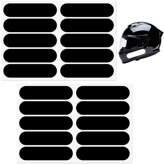 Etichette riflettenti alta visibilità - 20 pezzi - Nero - Acrilico - Sicurezza per caschi da moto/scooter/carriole - Etichette di sicurezza

Modello: 
Material: Acrilico
Dimensioni: 
Colore: Nero
Quantità: 20 pezzi