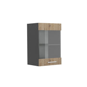 Vicco Mobile da cucina in vetro Rovere artigianale 40 cm