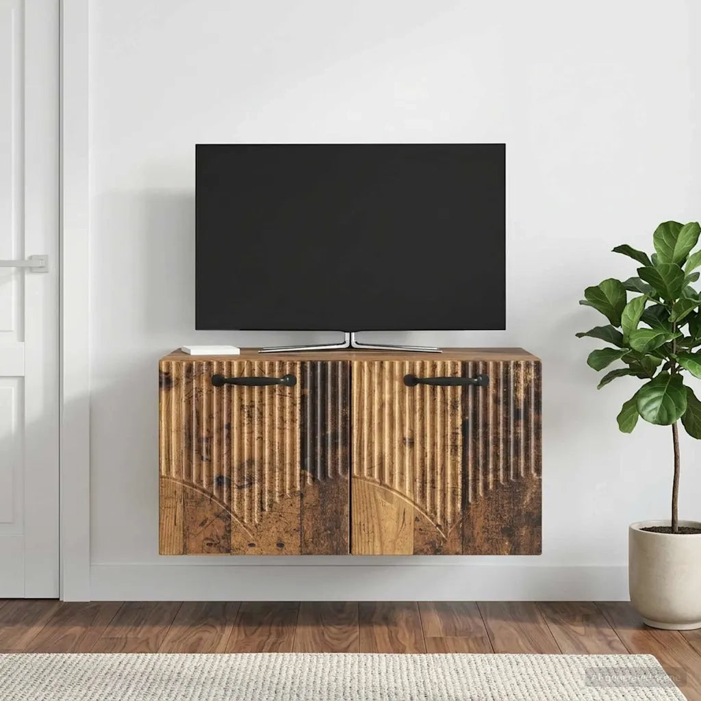 Mobile Porta TV da Muro Legno antico 59,5 x 41 x 30 cm 899023