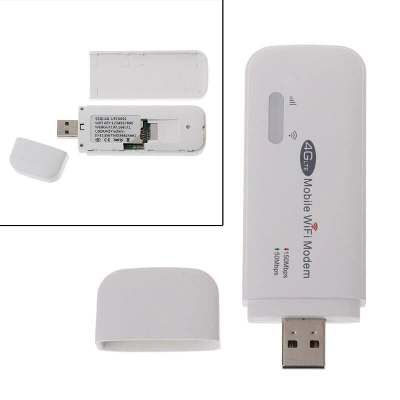 Hotspot Modem 4G LTE router WiFi USB banda larga portatile 802.11 Micro SD UF725