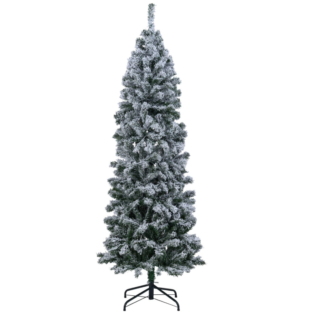 Albero di 180cm natale illuminato decorazione natalizia per casa e ufficio, Albero base in metallo pieghevole-Alberi di Natale