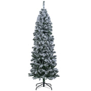 Albero di 180cm natale illuminato decorazione natalizia per casa e ufficio, Albero base in metallo pieghevole-Alberi di Natale