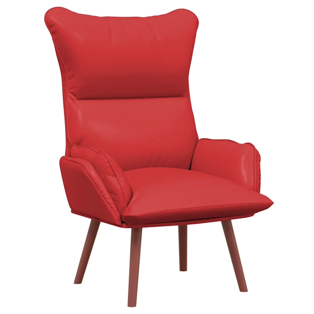 Divano Sedia-Poltrona Rosso 69 x 74 x 93 cm Pelle Artificiale 889451