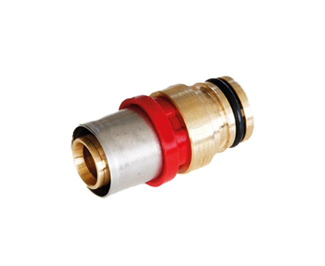 RACCORDO A PRESSARE PER TUBO MULTISTRATO ATTACCO FASTEC F13 ø16   TIEMME RACCORDERIE SPA