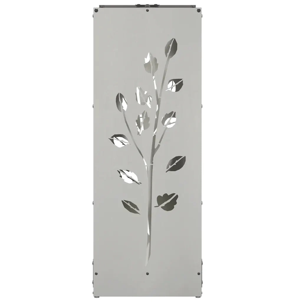 Rastrelliera per Legna da Ardere 40x30x80 cm in Acciaio Inox 864223