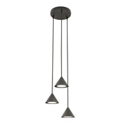 Lampada a sospensione ELIT in acciaio nero opaco