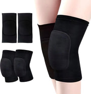 Protezioni ginocchia soffici e respiranti - 2 pezzi - Bende ginocchia elastiche - Protezione per lo sport - Per volley/basket - Comfortevoli e respiranti