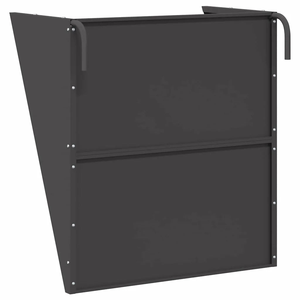 Mangiatore Appeso per Fieno Nero 61 x 33 x 66 cm CFW4273579