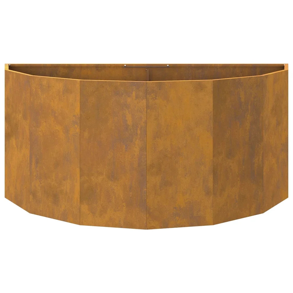 Fioriera Ruggine-Vaso-Contenitore per Piante 120 x 60 x 50 cm