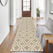 Lunga scopa antiscivolo, 60x240 cm, beige, scopa per ingresso, lavabile, lunga scopa per ingresso, moderna, scopa per ingresso, soggiorno, cucina, salotto
