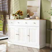 Credenza Soggiorno con Texture Incisa ¨C Xylo ¨C Legno, Ampio Contenitore