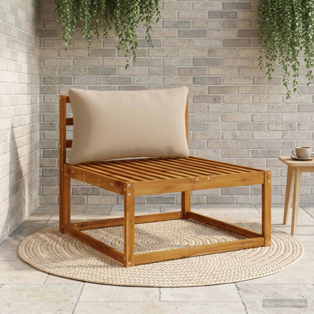Cuscino per Schiena a 1 Pezzo PUTTEN 100% Poliestere Tortora 946989