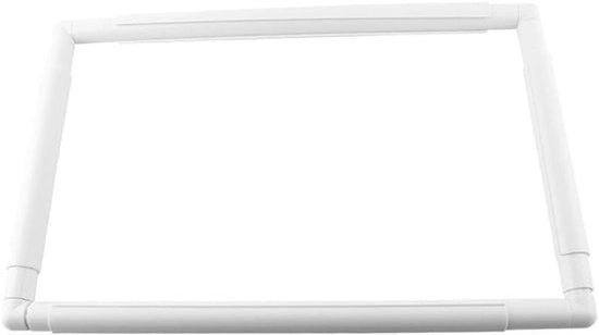 Frametto per clip per cucito - Croce - Quilting a maglia - Punta ago - Pannellamento di seta - Macchina per cucire in plastica - Adatto per DIY - 43,1x27,9cm