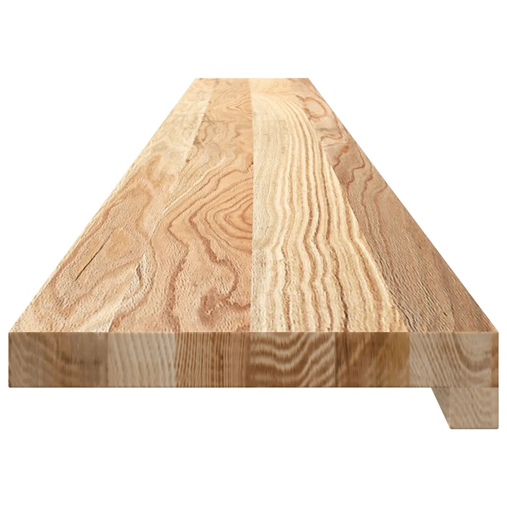 vidaXL Davanzali 2 pz Non Trattati 160x20x2cm Legno Massello di Rovere