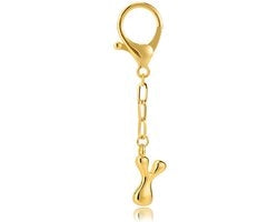 Iniziale Chiave per Donna con Decorazione in Oro