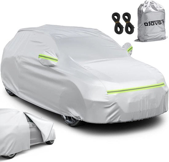 Copertura per Auto per Garage Protezione da Grandine Impermeabile e Stoffa per Auto SUV Jeep da 480cm a 505cm 2.7kg