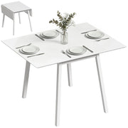 Tavolo da pranzo pieghevole allungabile ¨C zephmum ¨C bianco 110x86x75 cm