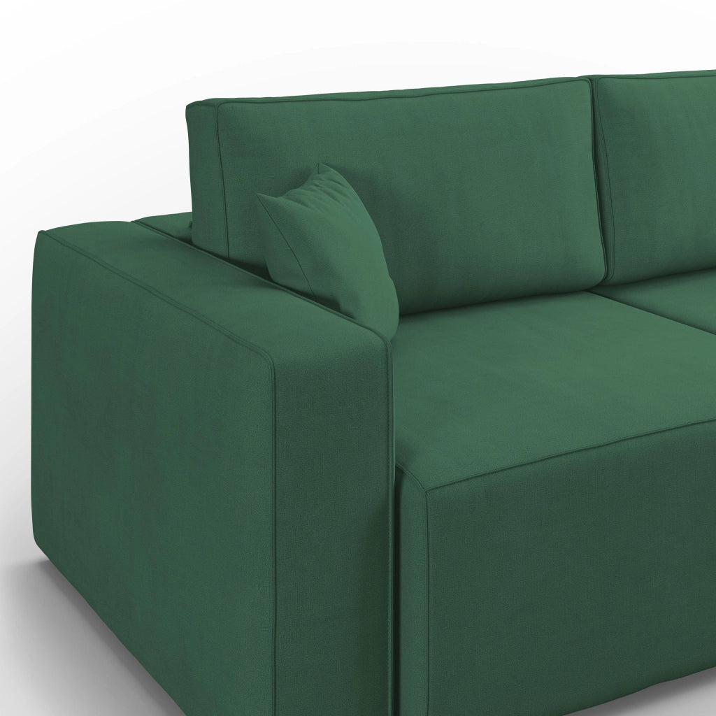 Morfeo Divano in tessuto impermeabile 180 cm  verde