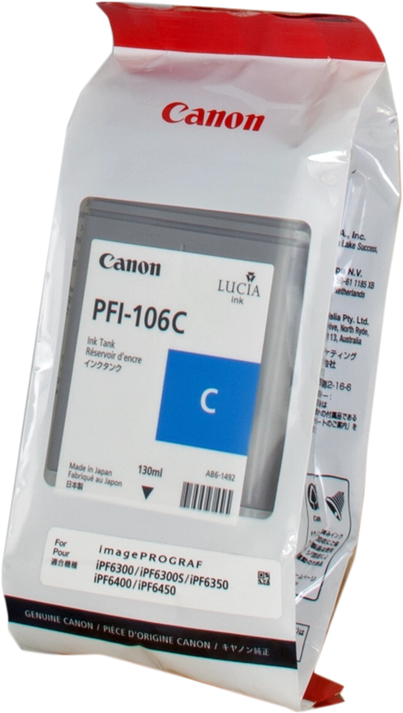 Canon Large Format Canon PFI-106 C Cartucce ciano