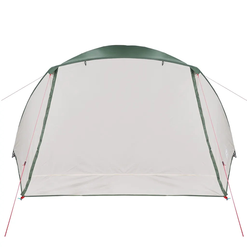 Tenda da Campeggio con Portico per 4 Persone Verde Impermeabile 94415