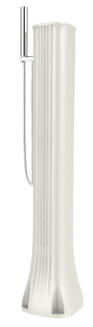 Doccia Solare da Giardino 23L Miscelatore e Doccetta Mobile Arkema Happy Go Bianca