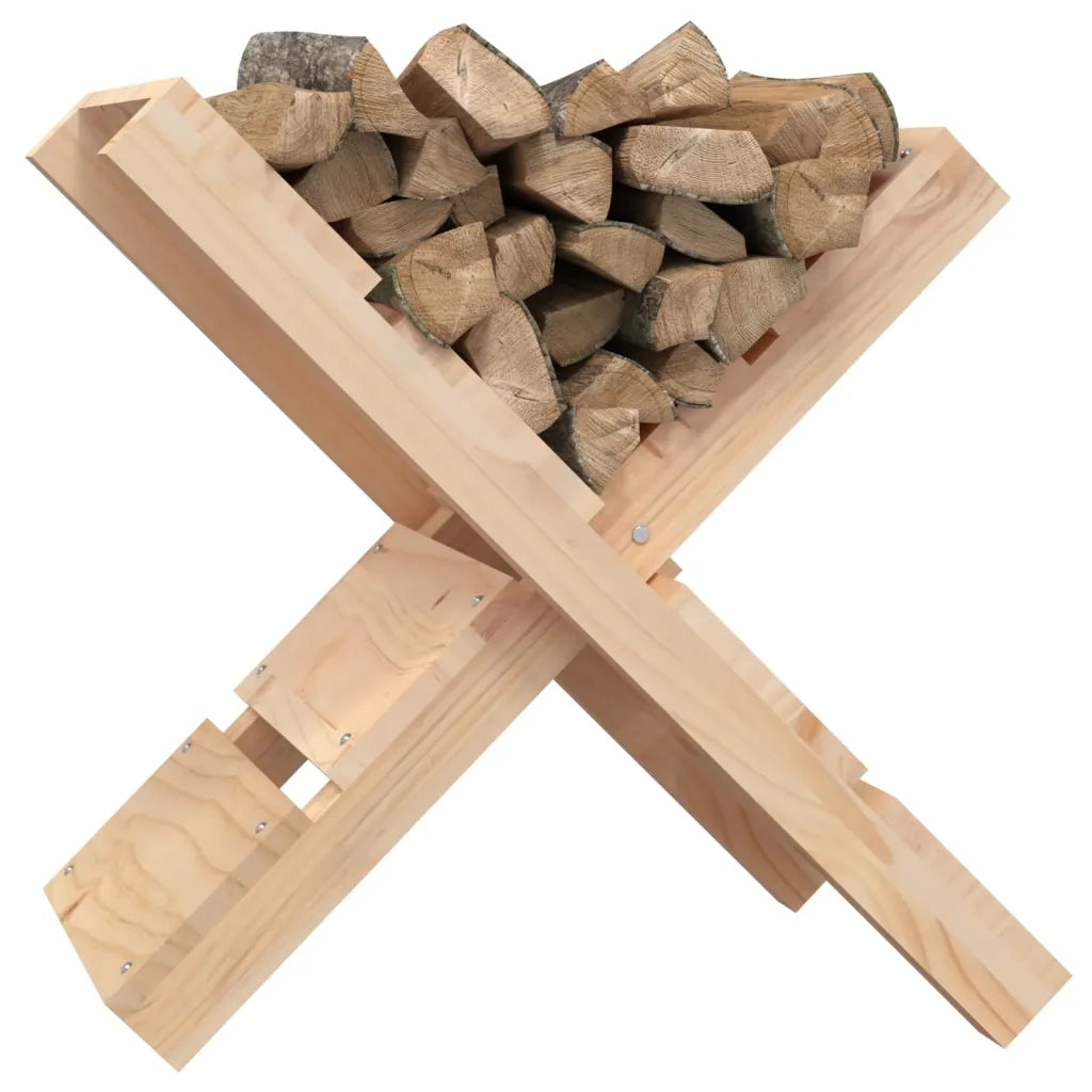 Portaceppi 47x39,5x48 cm in Legno Massello di Pino 822447