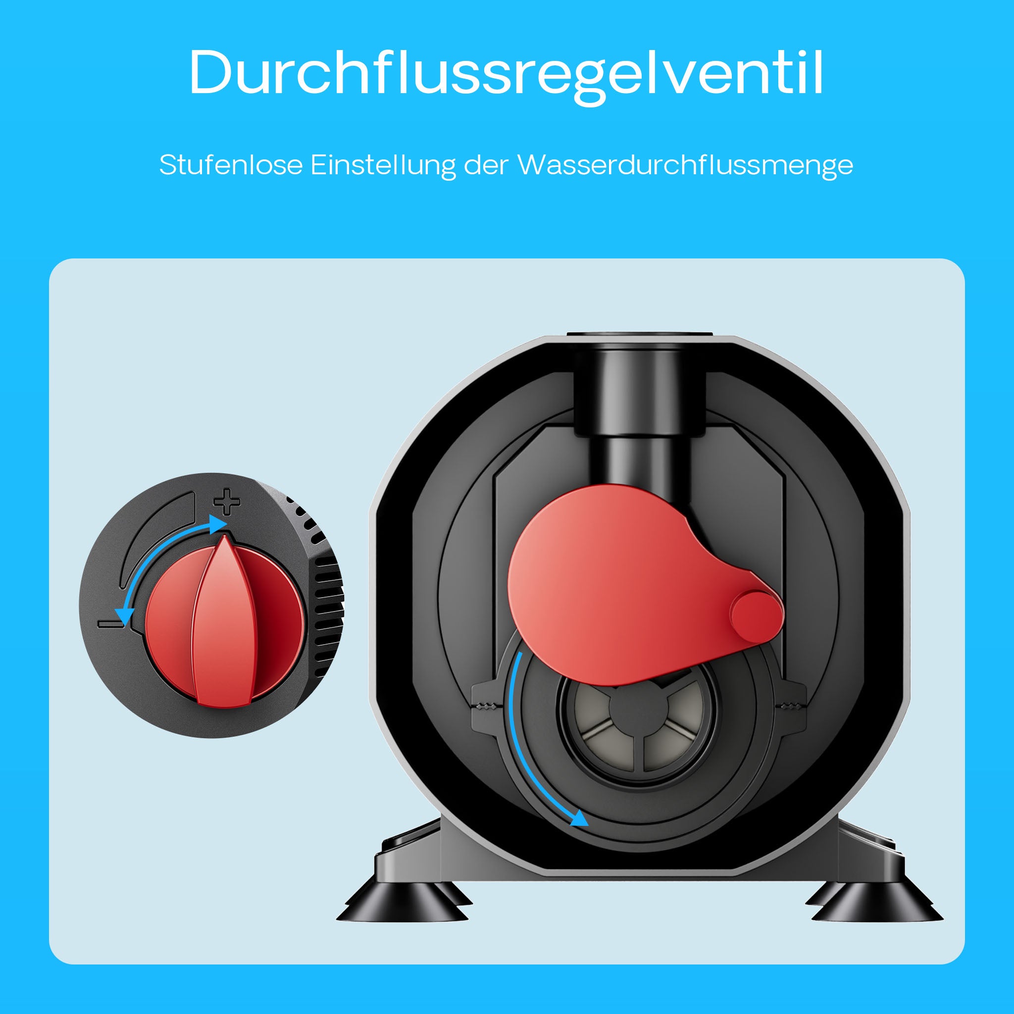 CQB-2500 SuperECO Pompa da laghetto 45W 2700 l/h, con regolatore di flusso, per circolazione acqua