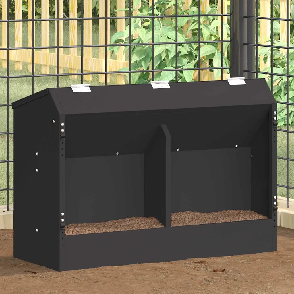 Mangiatore per conigli Nero 64.5 x 25.5 x 45.5 cm CFW4643812