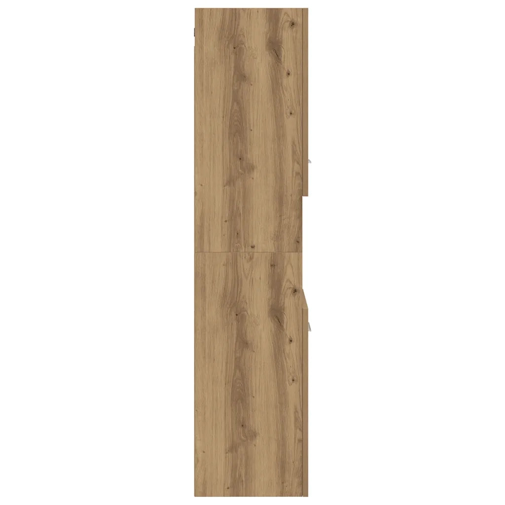 Mobile Pensile Bagno Rovere Artigianale 30x30x130cm Truciolato 856222